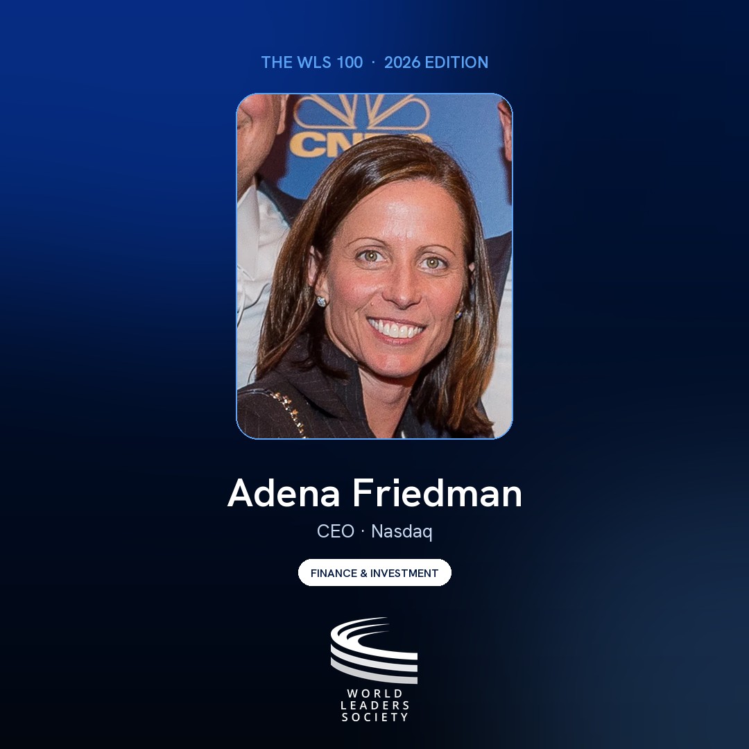 WLS 100 badge · Adena Friedman