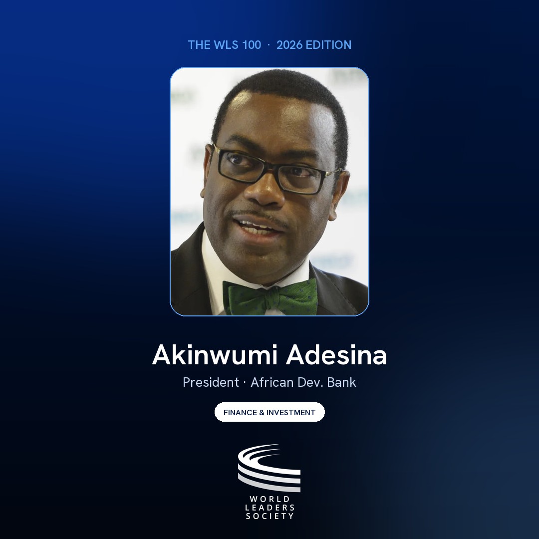 WLS 100 badge · Akinwumi Adesina