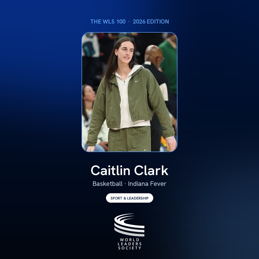 WLS 100 badge · Caitlin Clark