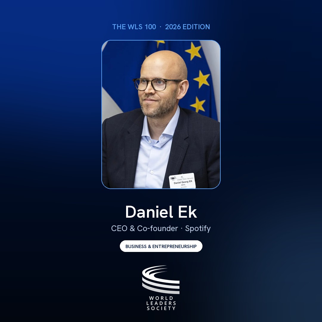 WLS 100 badge · Daniel Ek