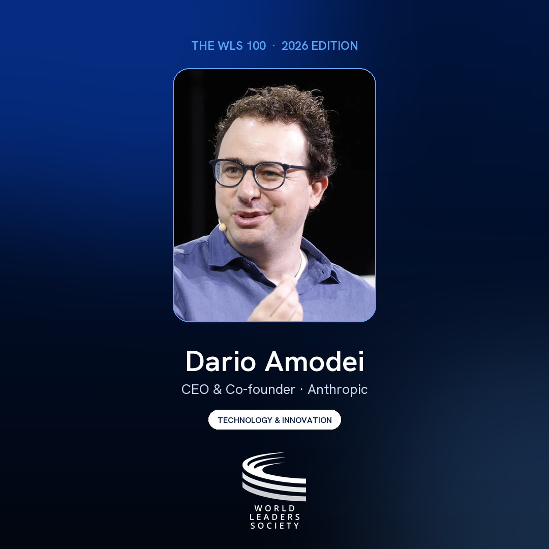 WLS 100 badge · Dario Amodei
