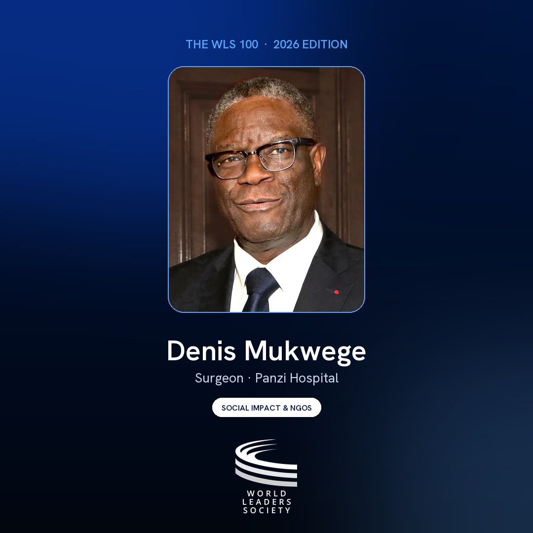 WLS 100 badge · Denis Mukwege