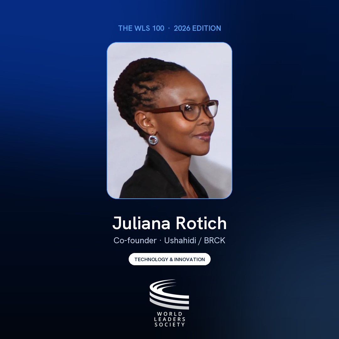 WLS 100 badge · Juliana Rotich