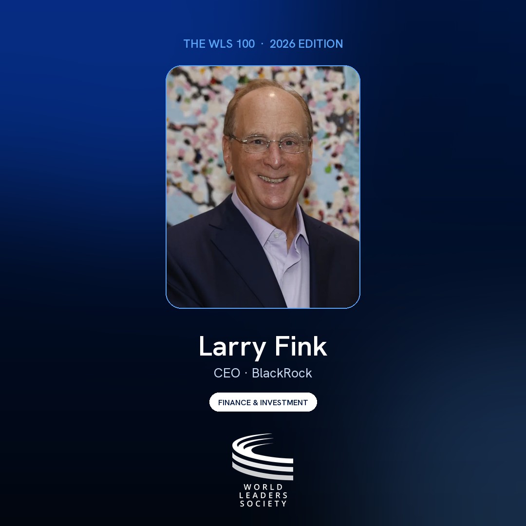 WLS 100 badge · Larry Fink