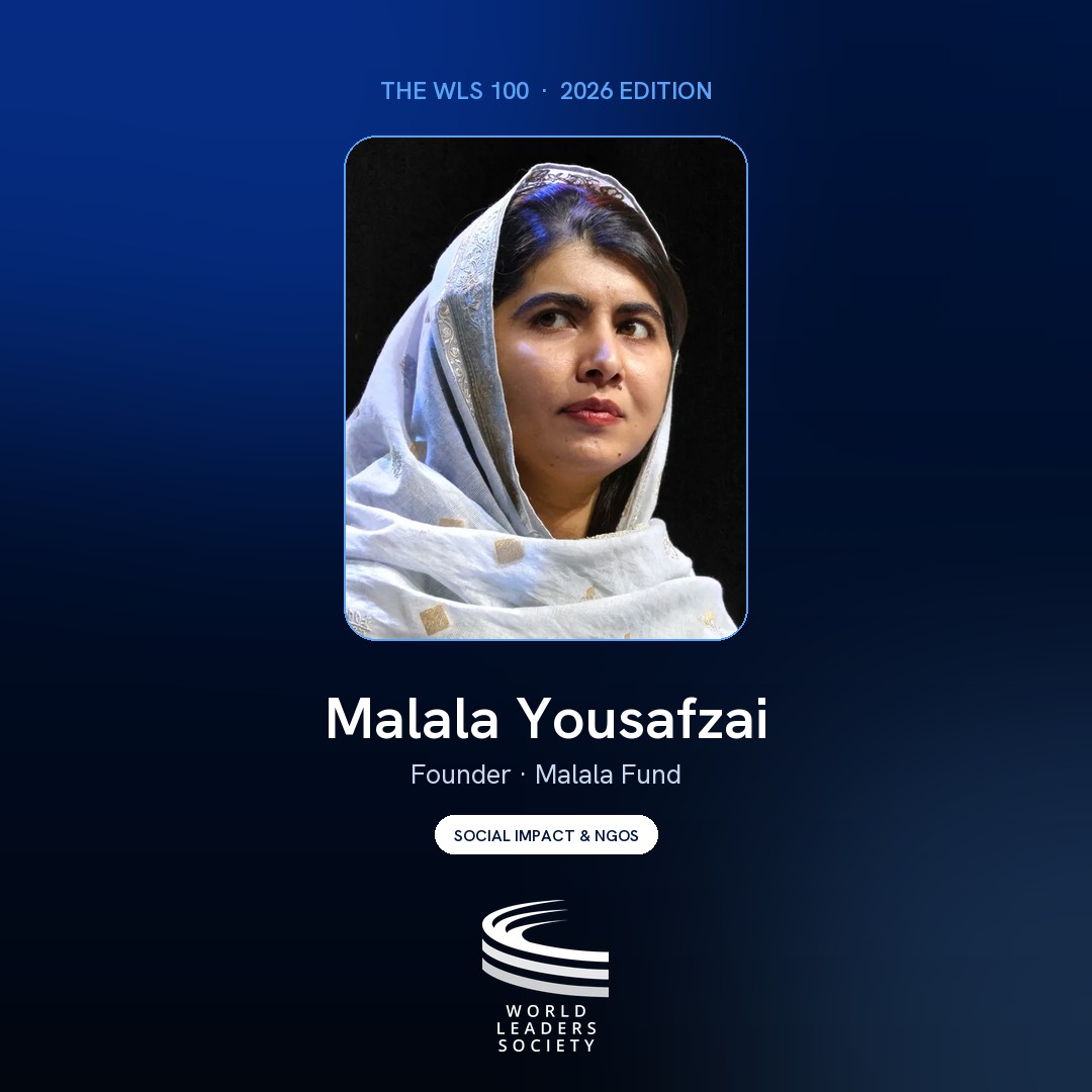 WLS 100 badge · Malala Yousafzai