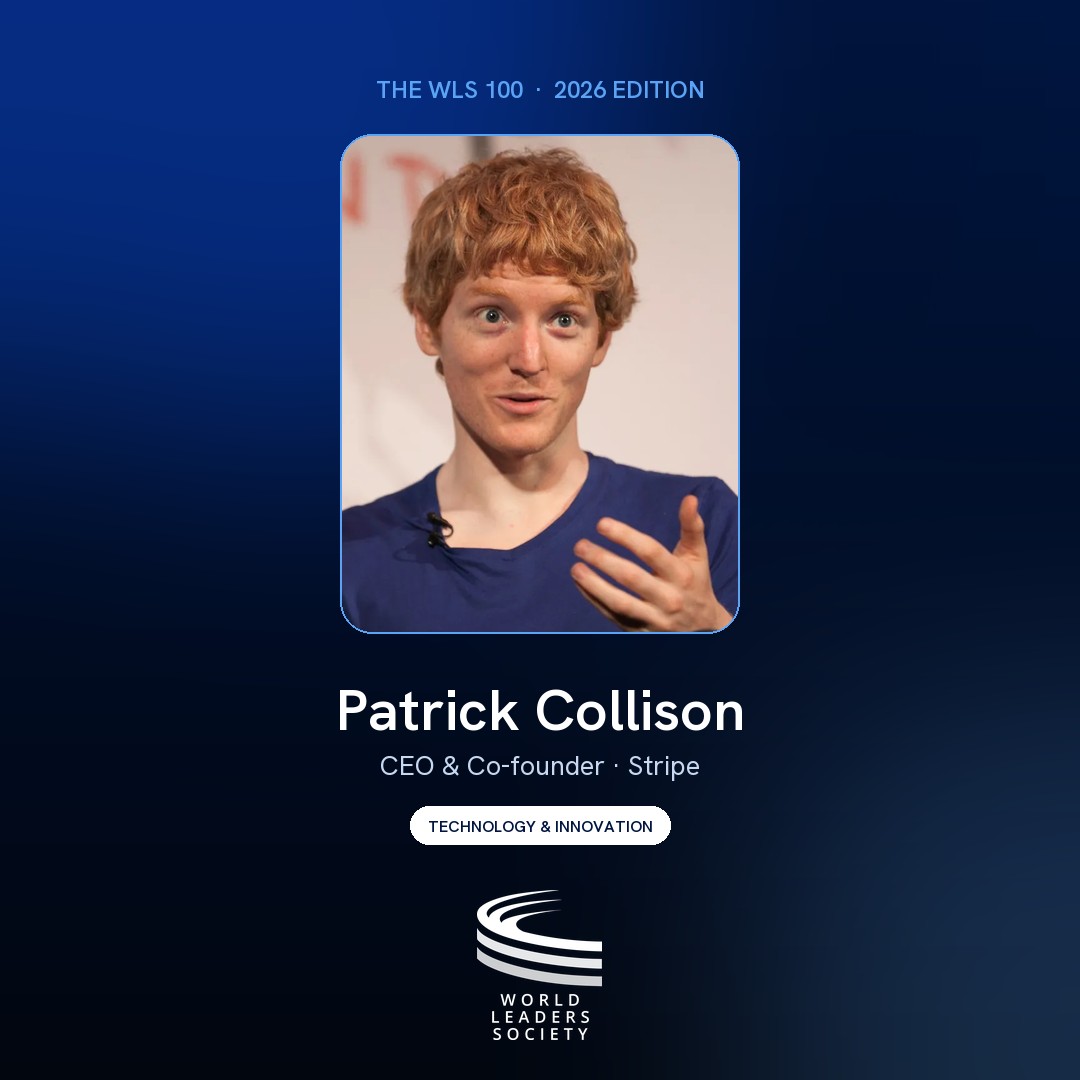 WLS 100 badge · Patrick Collison