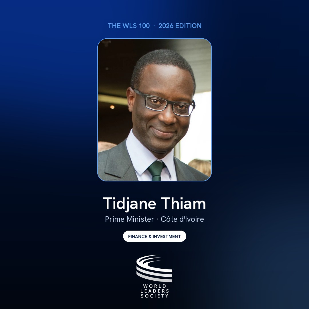 WLS 100 badge · Tidjane Thiam
