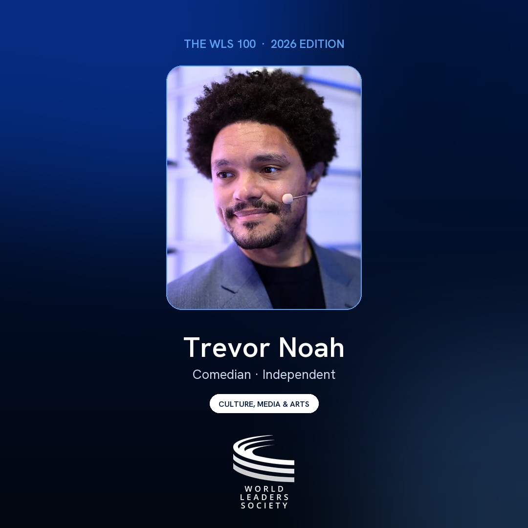 WLS 100 badge · Trevor Noah