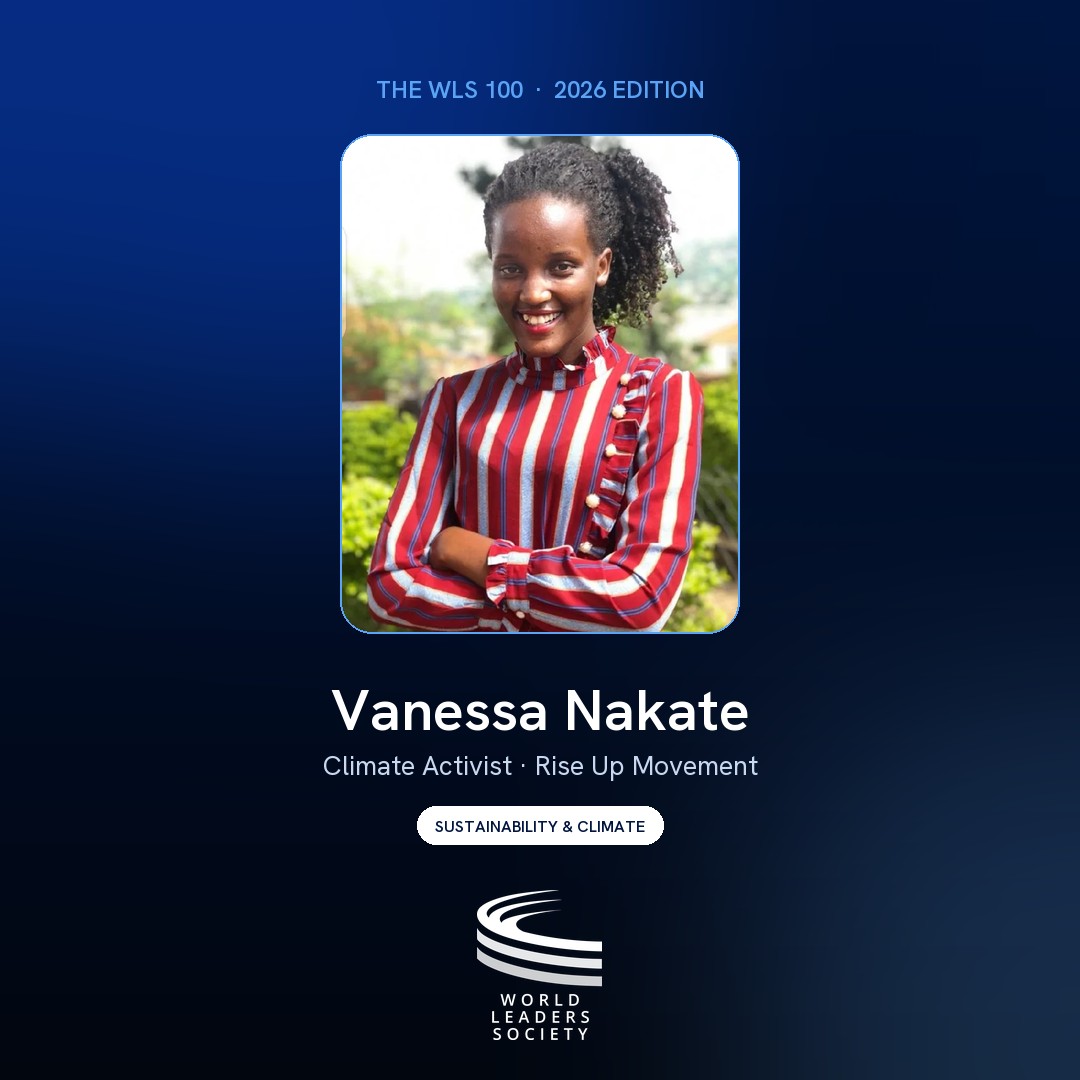 WLS 100 badge · Vanessa Nakate