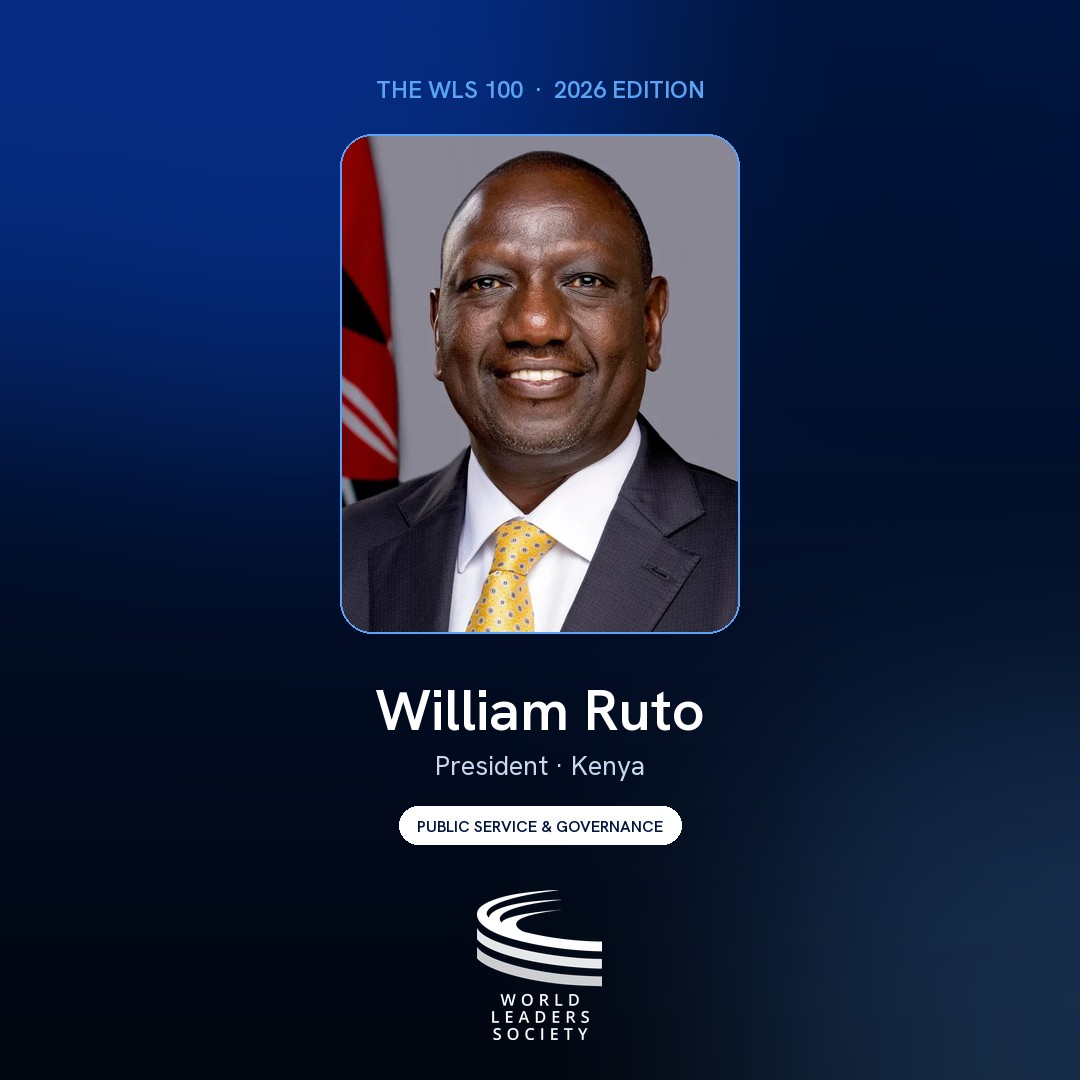 WLS 100 badge · William Ruto